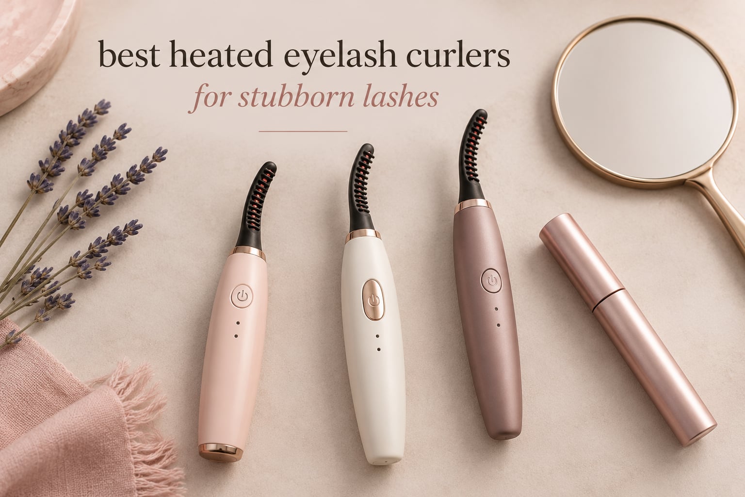 best heated eyelash curlers for stubborn lashes