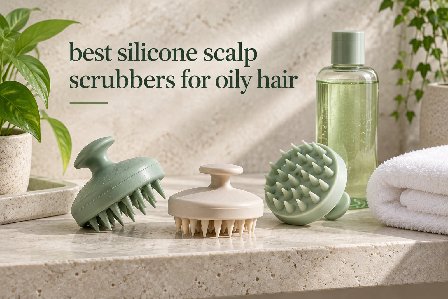best silicone scalp scrubbers for oily hair