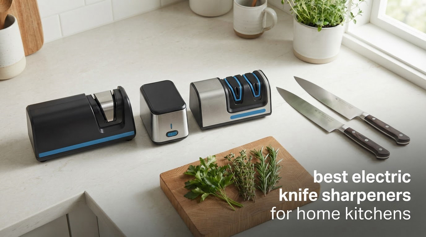 best electric knife sharpeners for home kitchens