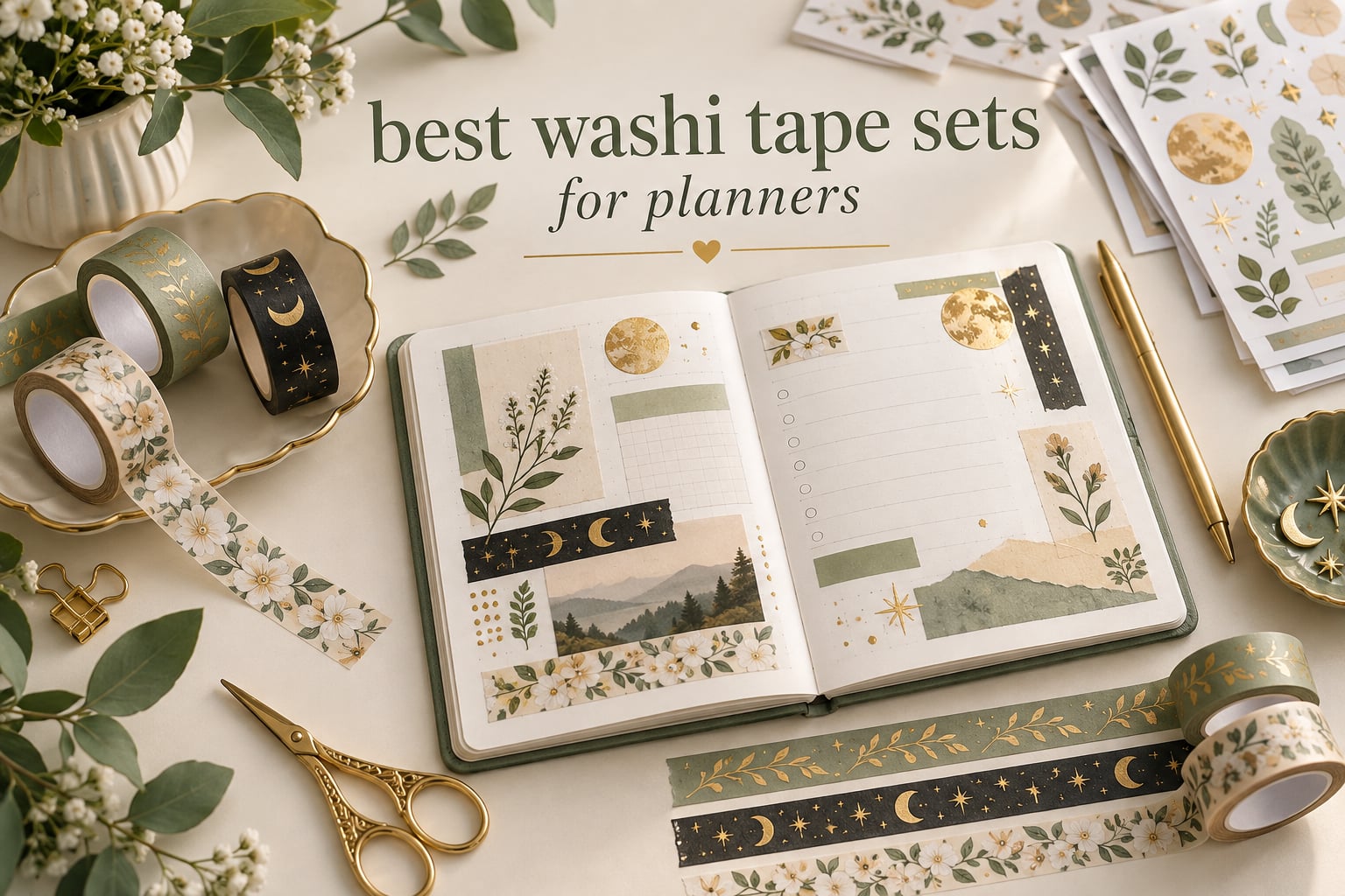 best washi tape sets for planners