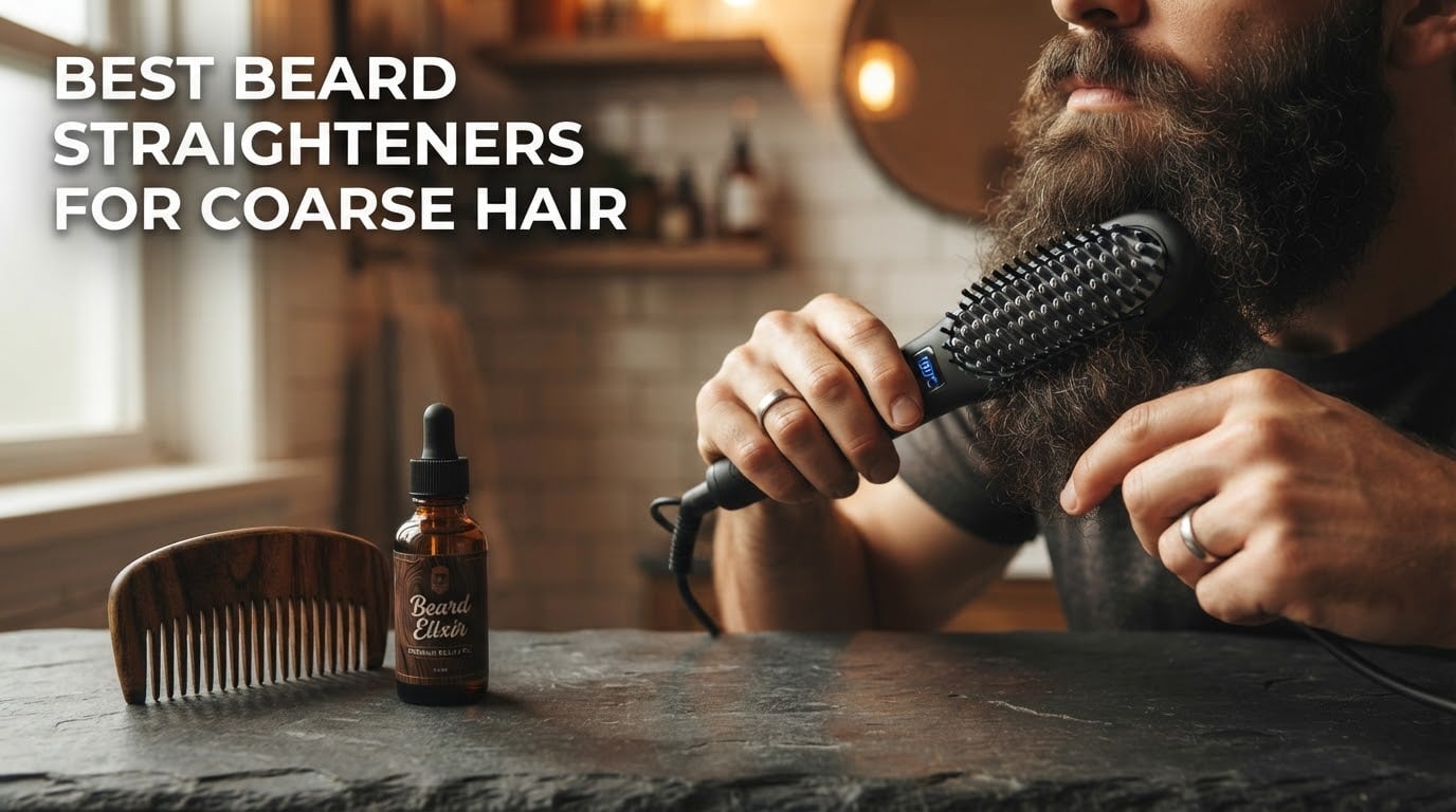 best beard straighteners for coarse hair