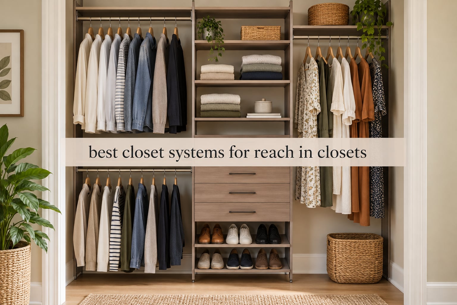 best closet systems for reach in closets