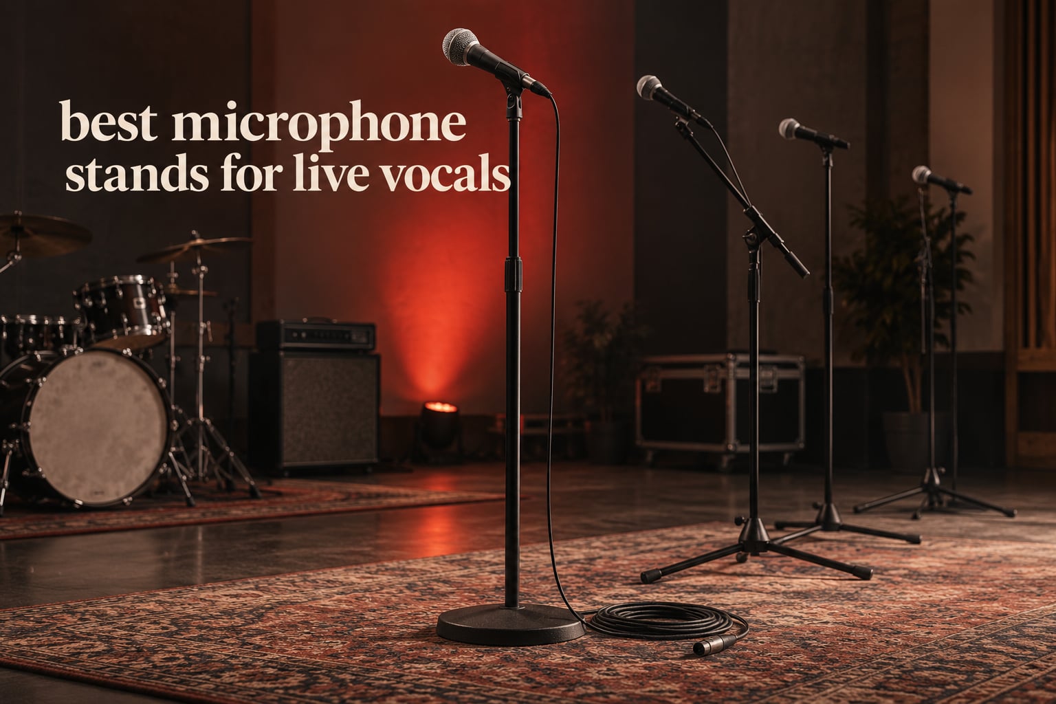 best microphone stands for live vocals