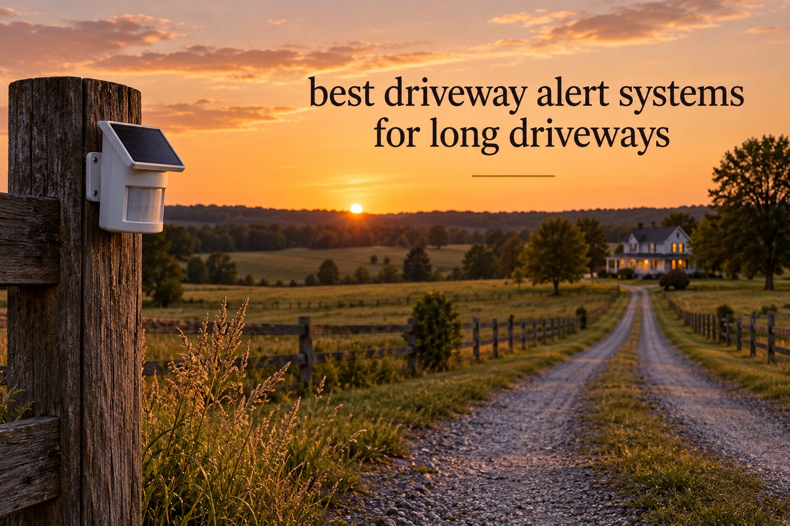 best driveway alert systems for long driveways