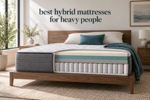 best hybrid mattresses for heavy people